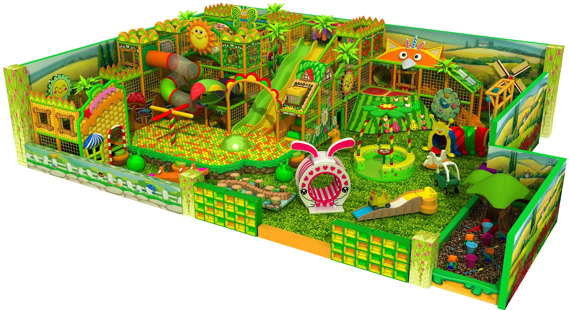 Forest Toddler Playground Equipment for Indoor Play Forest Toddler Playground Equipment for Indoor Play