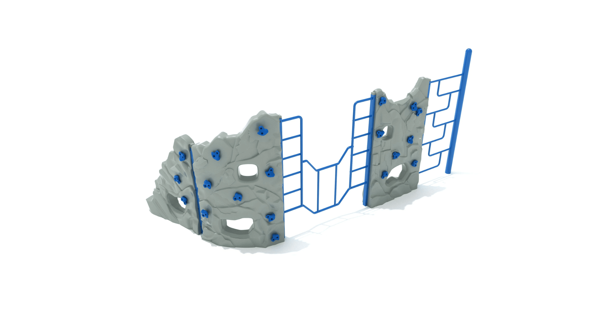 Craggy Peak Climbing Playground Kids Climbing Craggy Peak Outdoor Climbing Wall With Safety Mats