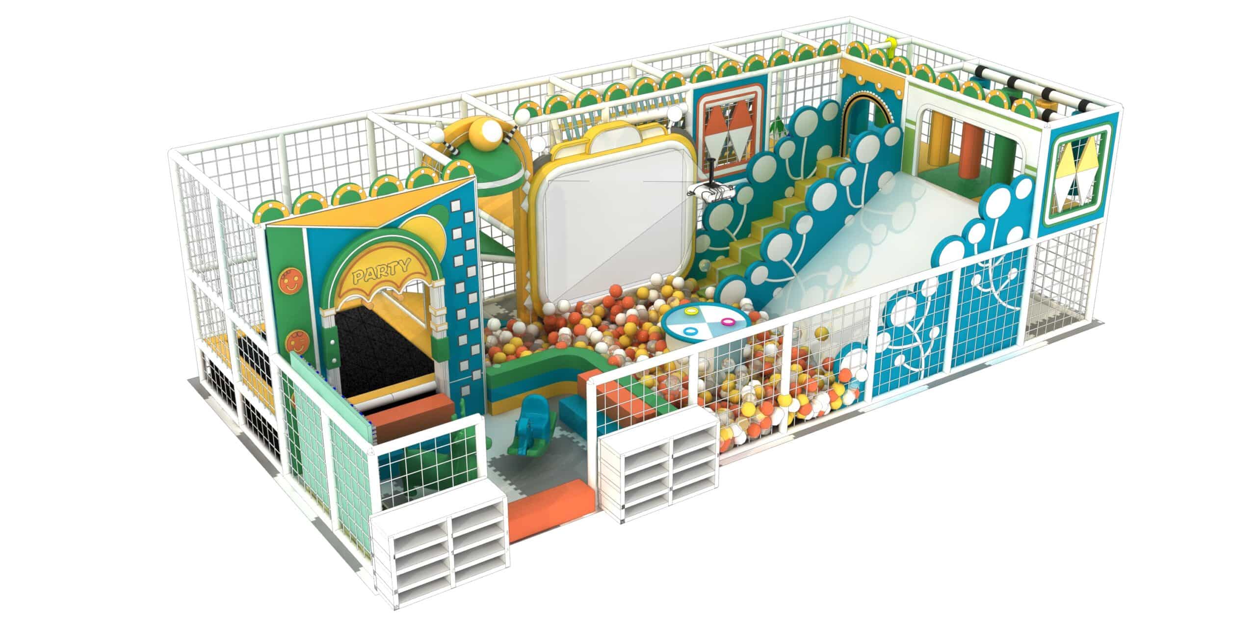 60 Sqm Indoor Soft Play Equipment For Sale factory Small playgrounds