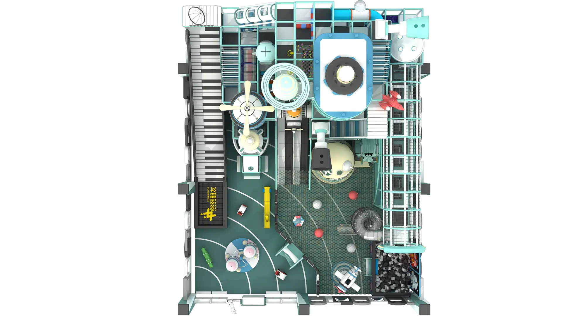 Custom Indoor Space Adventure Playground Equipment Custom Indoor Space Adventure Playground Equipment