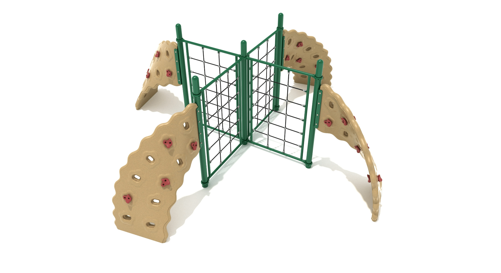 4 Panel Rope Challenger 4-Panel Rope Challenge Structure For Kids Climbing