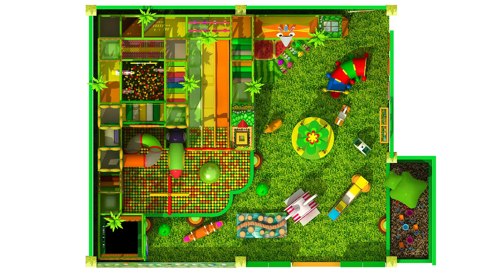 Forest Toddler Playground Equipment for Indoor Play Forest Toddler Playground Equipment for Indoor Play