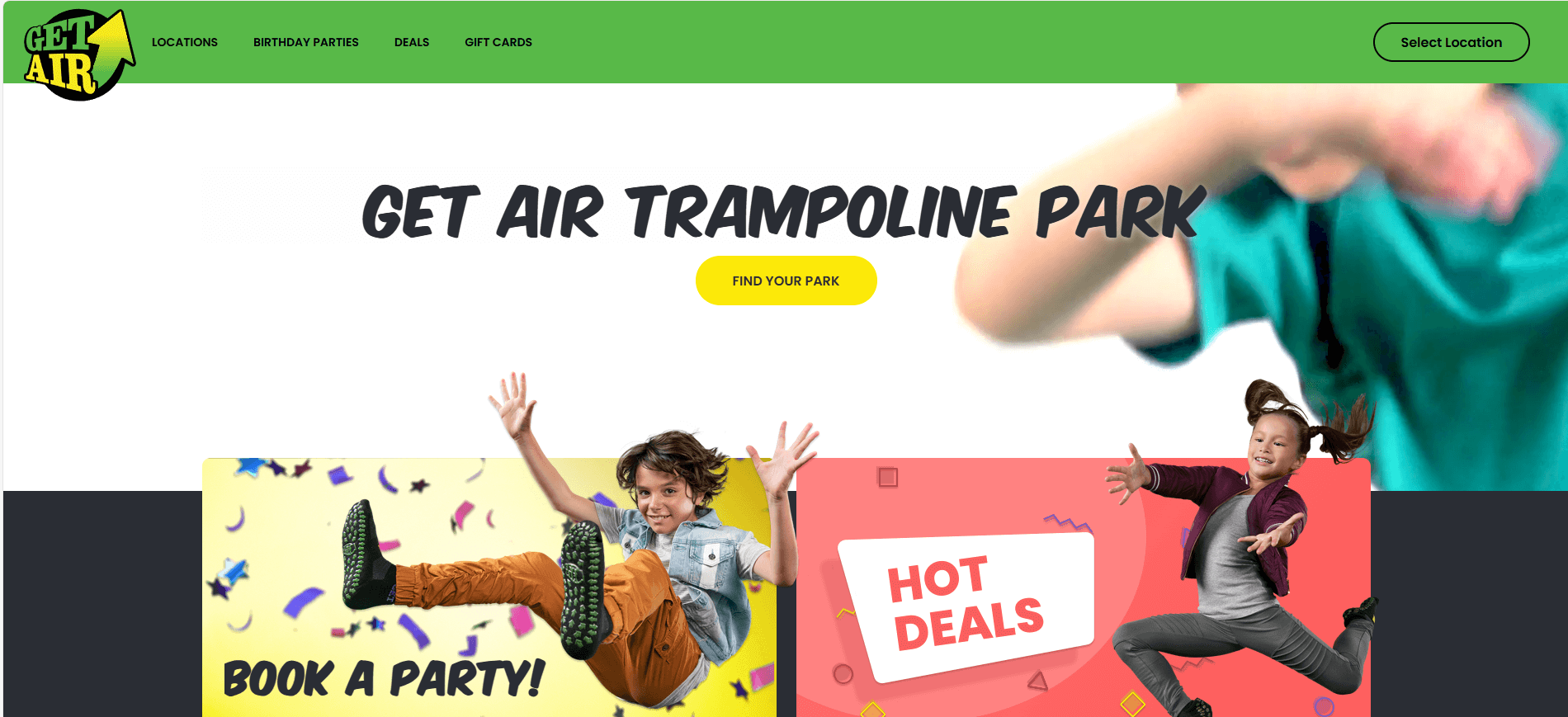 GET AIR TRAMPOLINE PARK