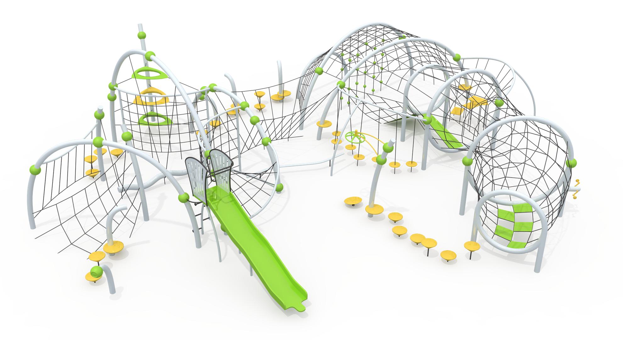 Park Activities Playground Obstacle Course