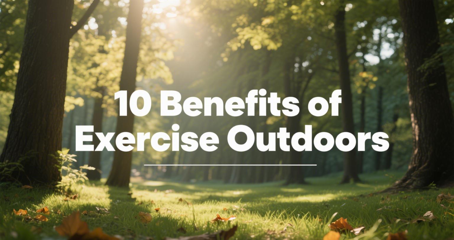 10 Benefits of Exercise Outdoors