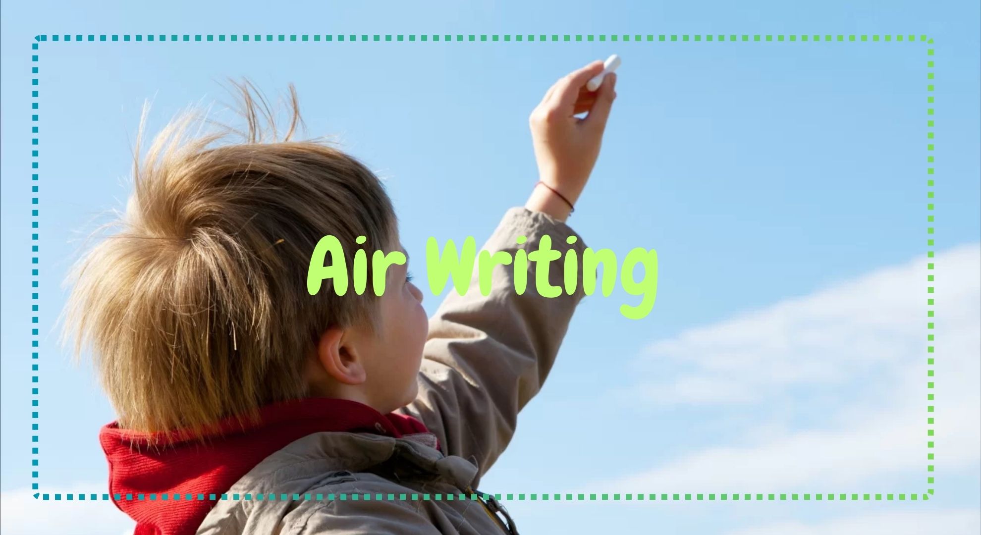 Child Air Writing in the Classroom