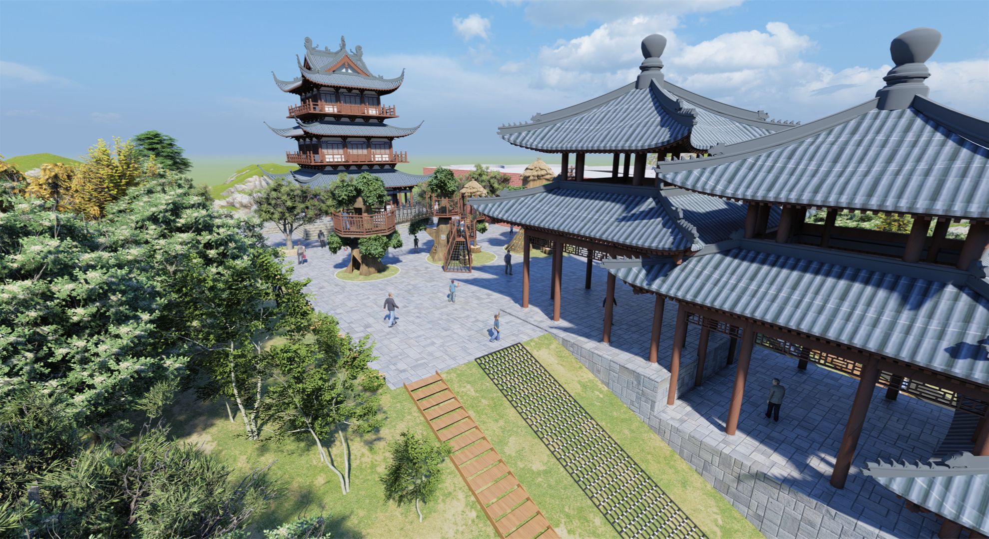 Custom Wooden Playground3