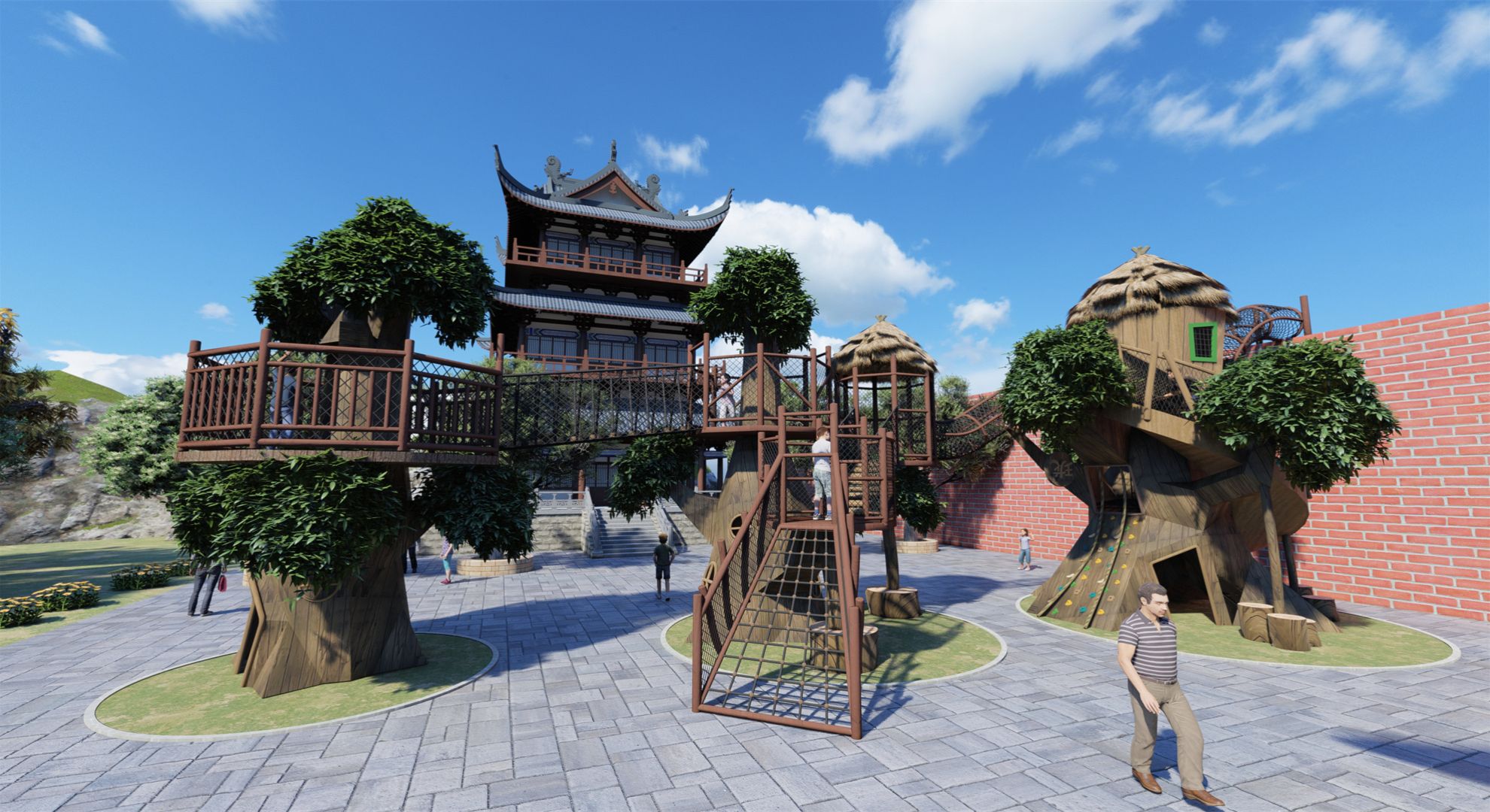 Custom Wooden Playground5