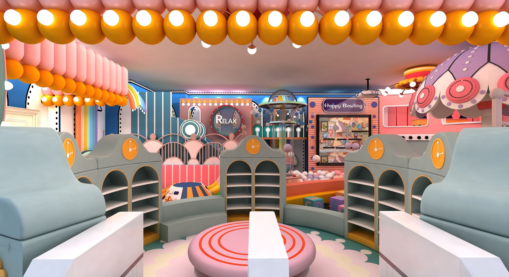 Customized Mall Parent Child Playground, Chile3