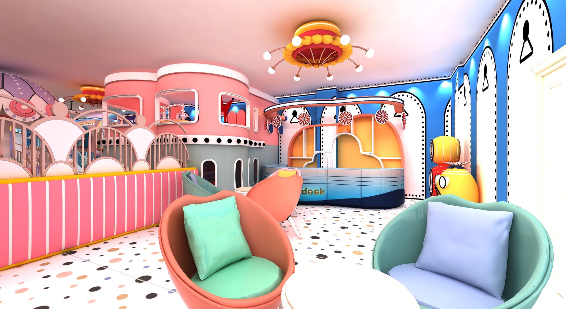 Customized Mall Parent Child Playground, Chile8