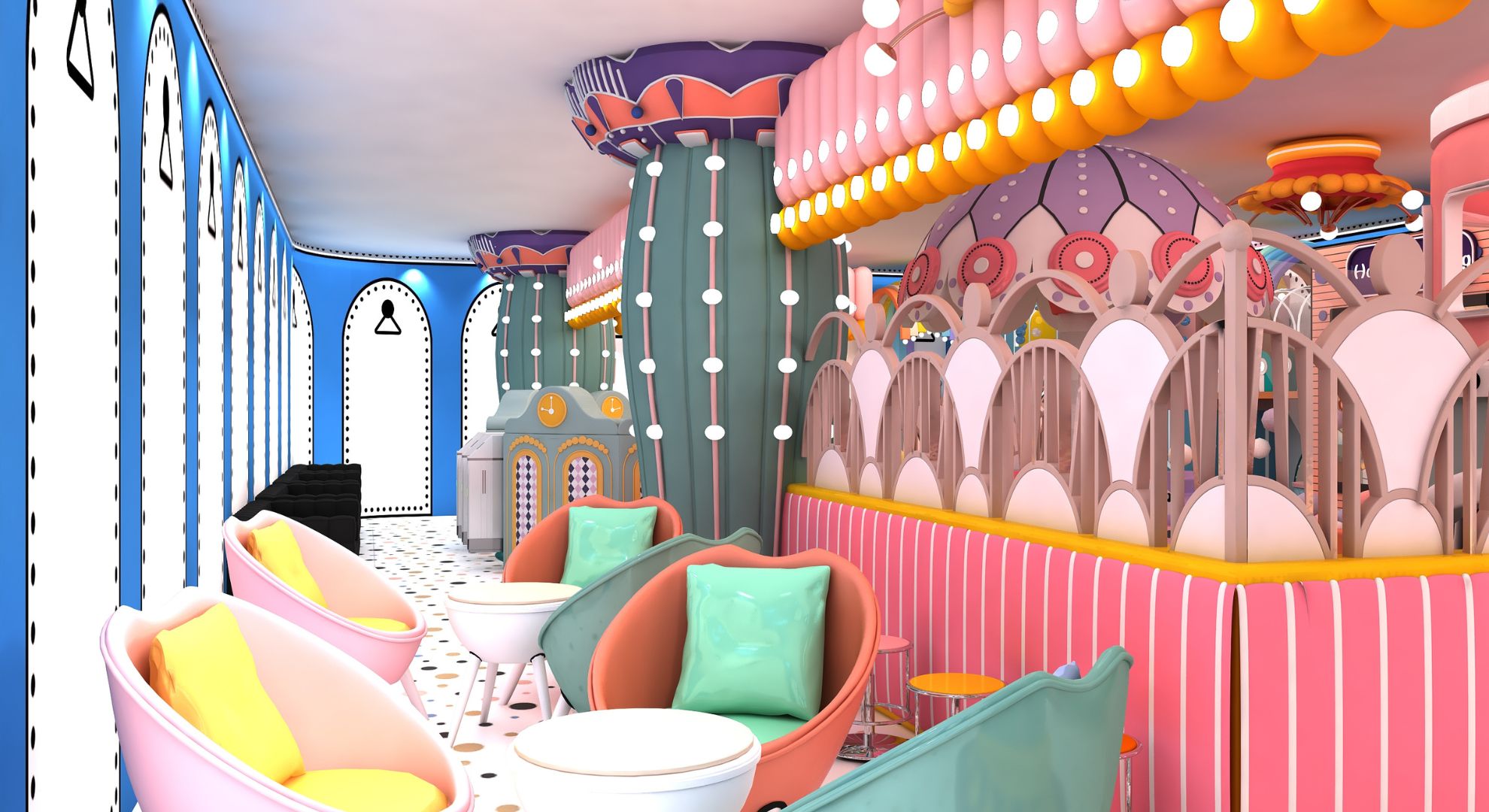 Customized Mall Parent Child Playground, Chile9