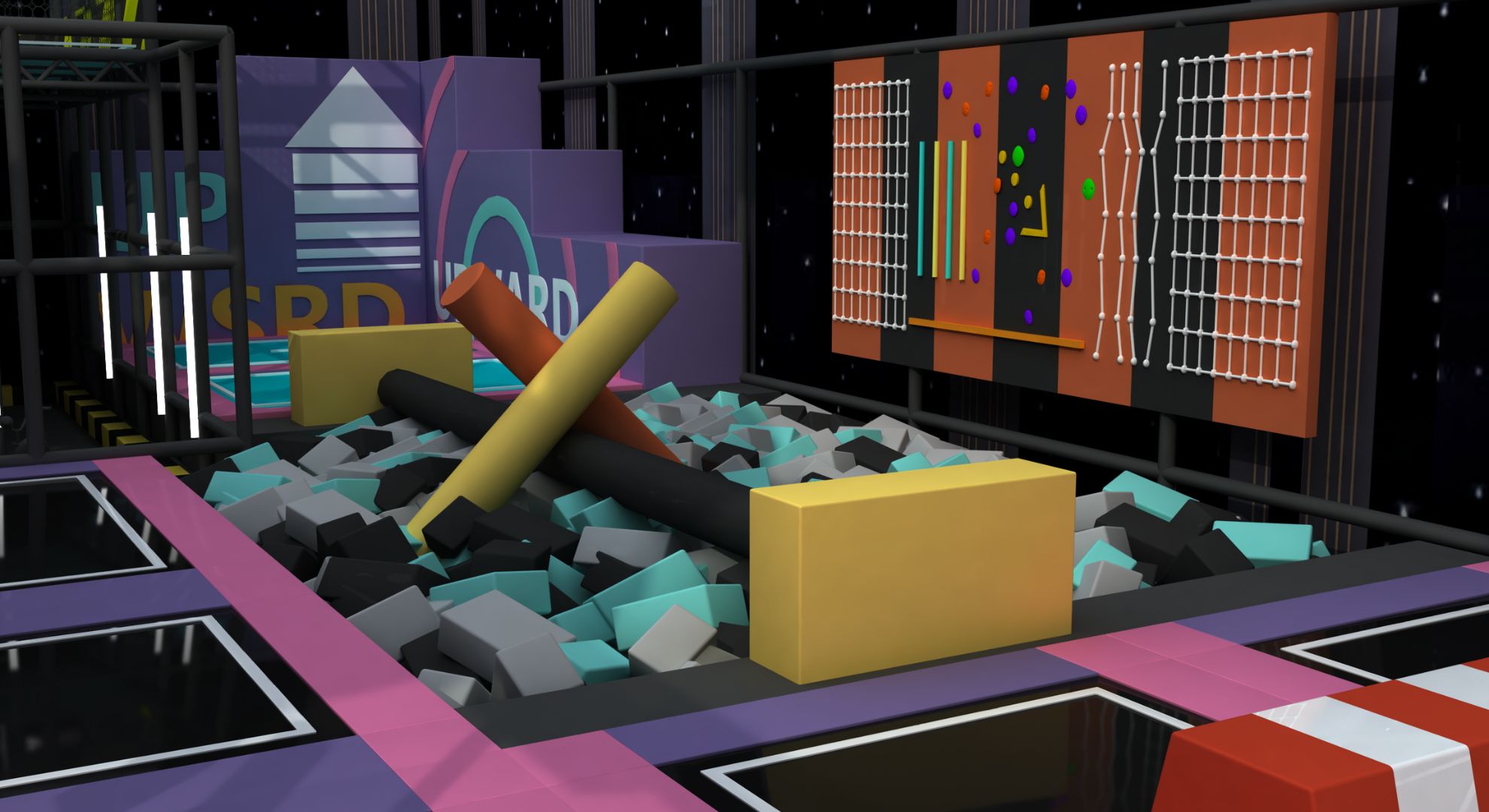 Cyberpunk Theme Amusement Park7