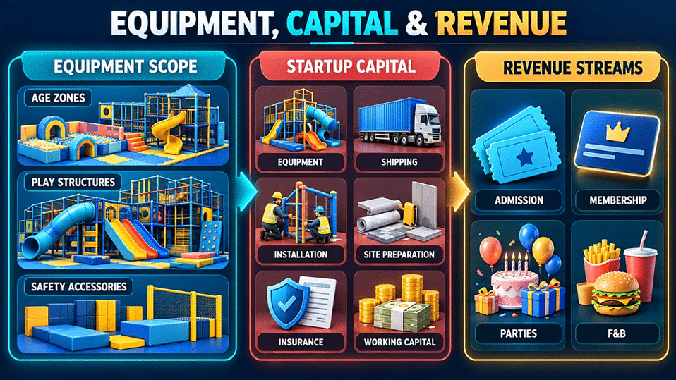 What Should a Commercial Indoor Playground Business Plan Include? 3 What Revenue Streams Should Be Planned builder