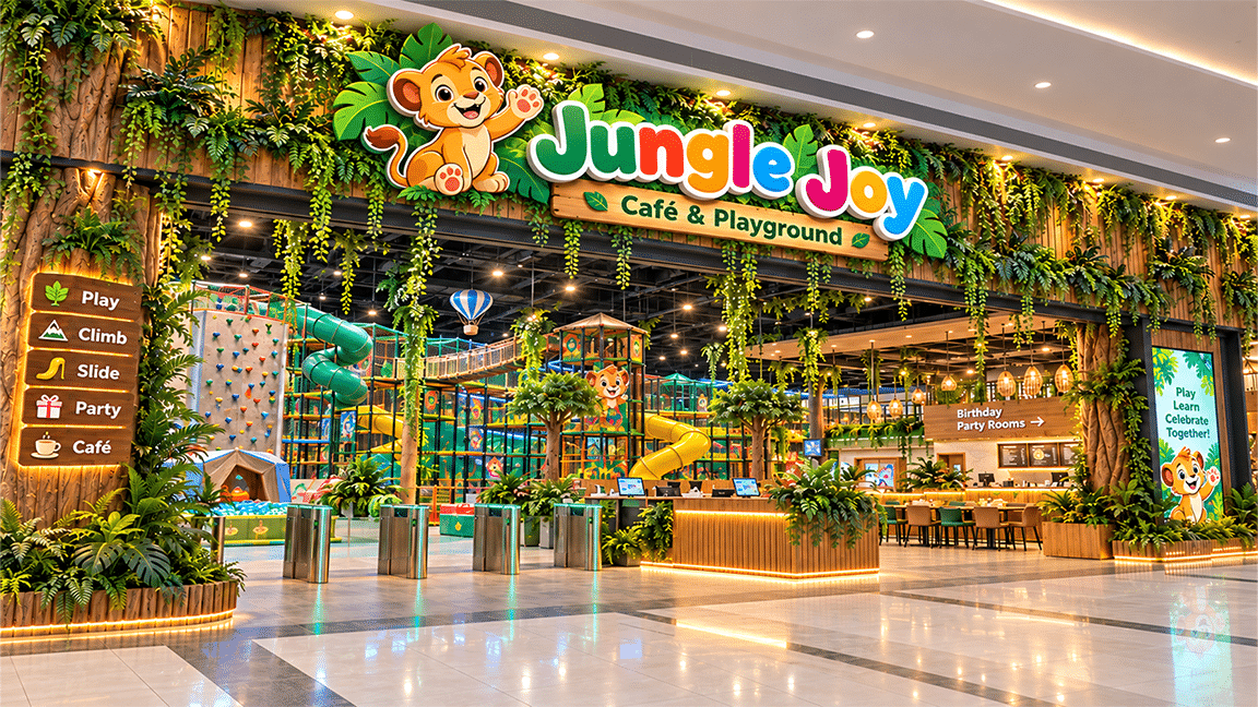 Jungle Joy Turnkey Indoor Playground Project in Switzerland