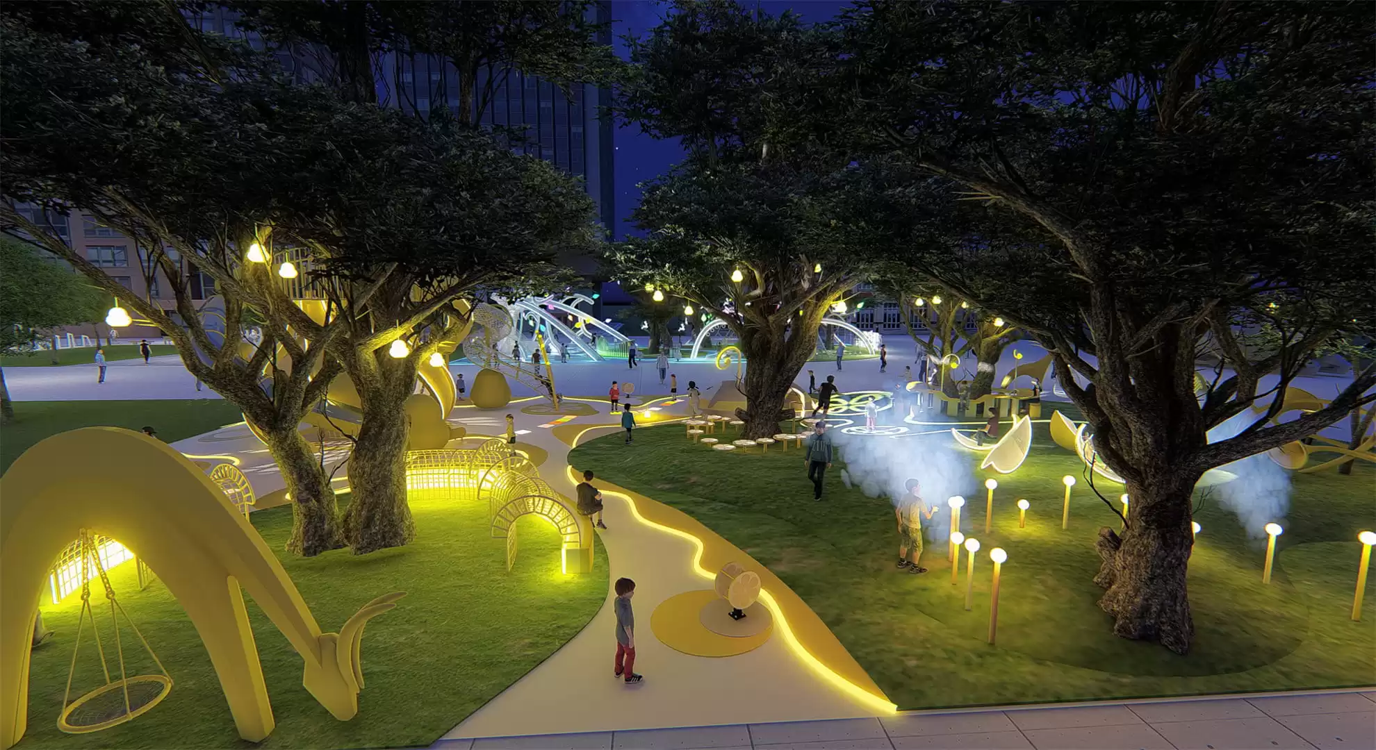 Chongqing Changshou Times Square Playground