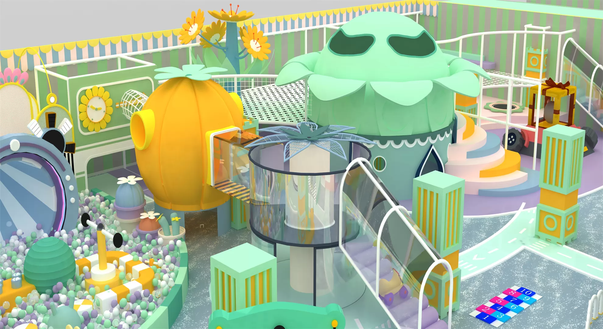 Nanplay Indoor Playground Equipment For Commercial Spaces