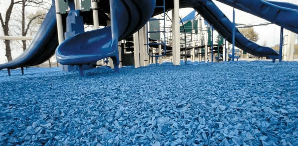 Non Toxic Rubber Playground Mulch Made From Recycled Tires, Ideal For Ada Compliant Home Play Areas