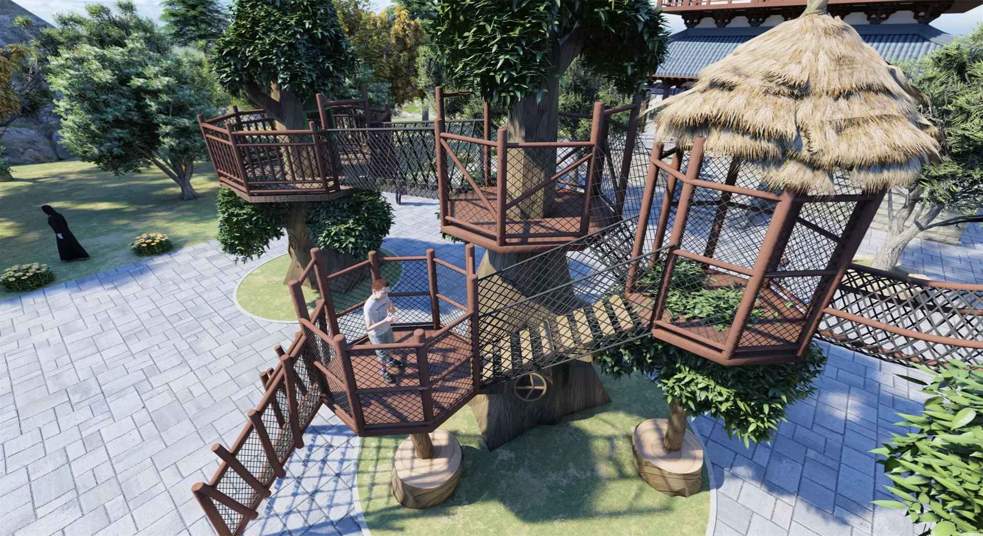 Custom Wooden Playground2