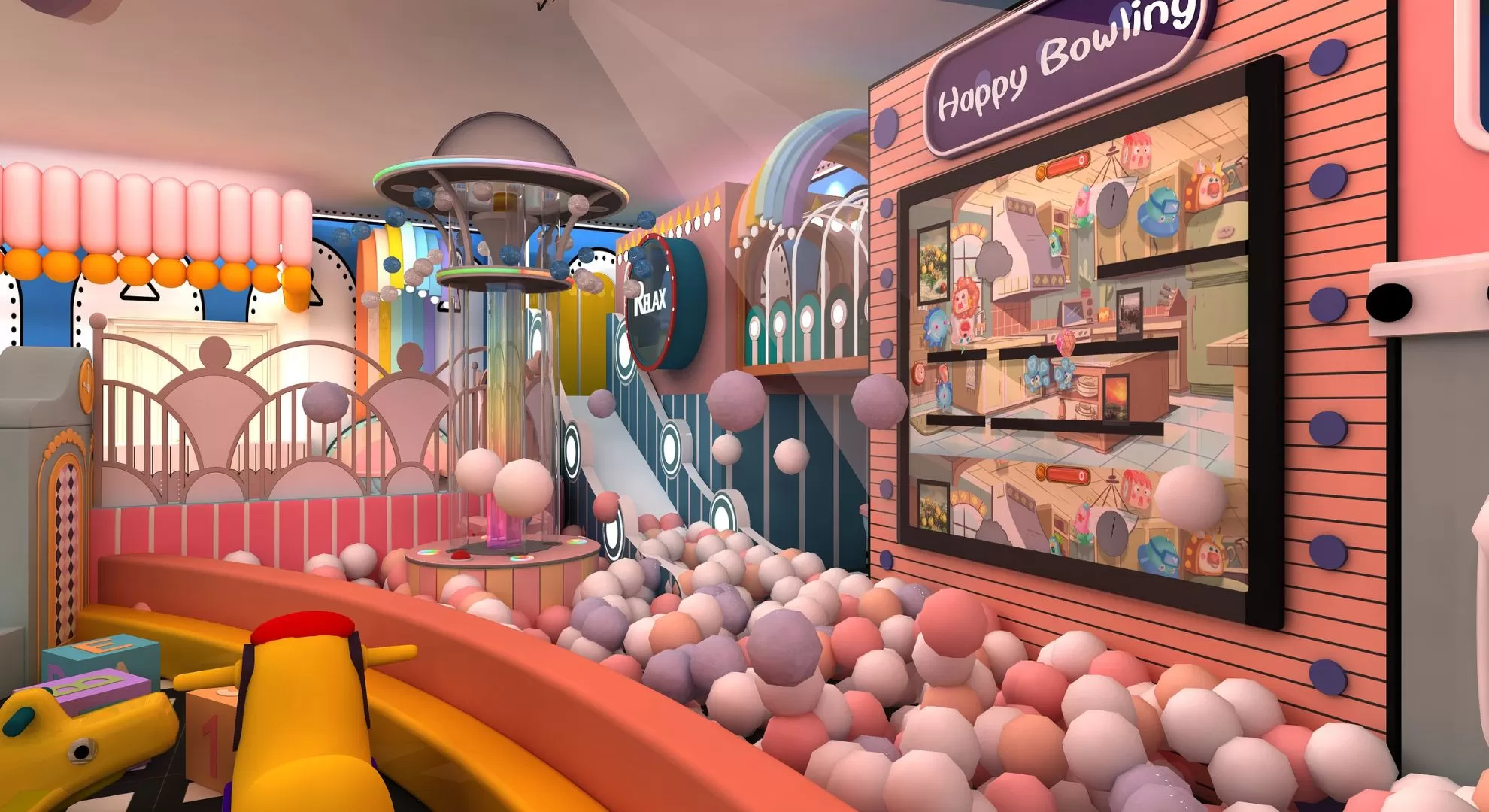 Customized Mall Parent Child Playground, Chile6