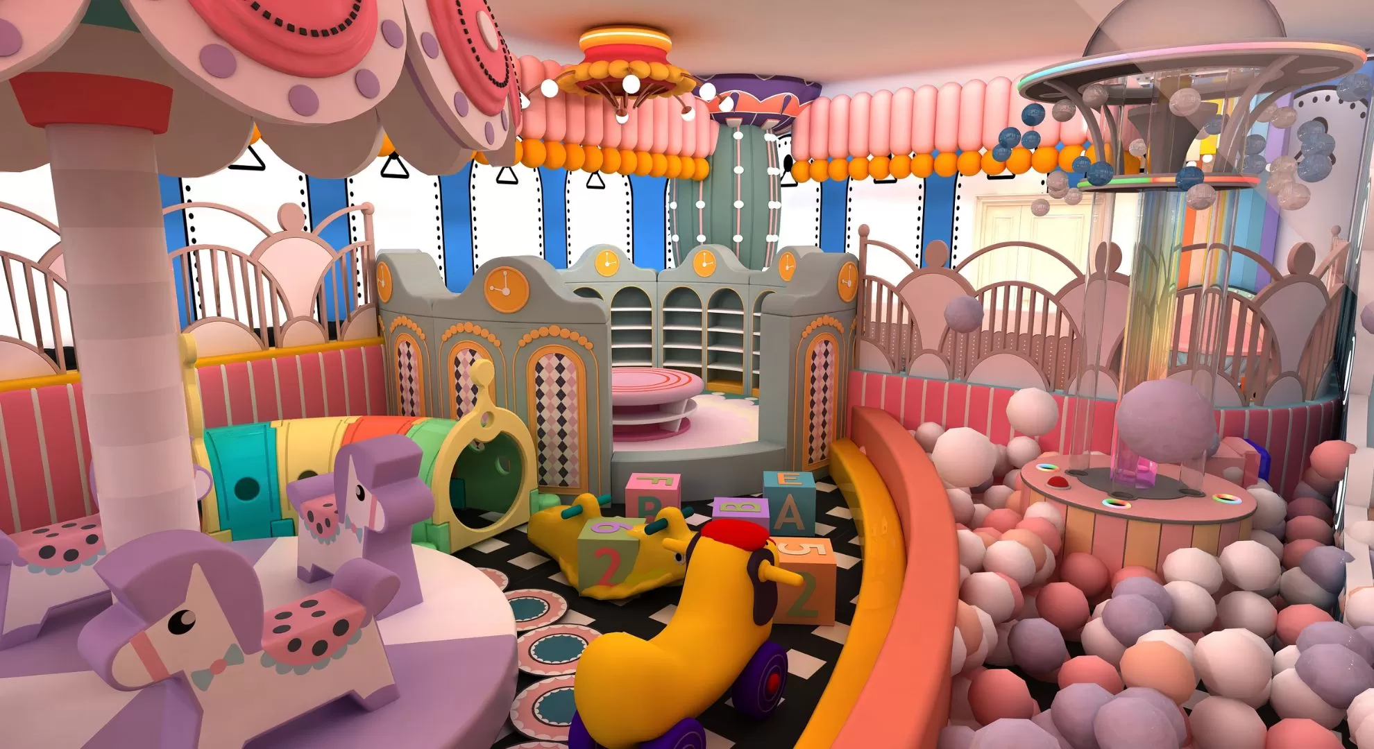 Customized Mall Parent Child Playground, Chile7