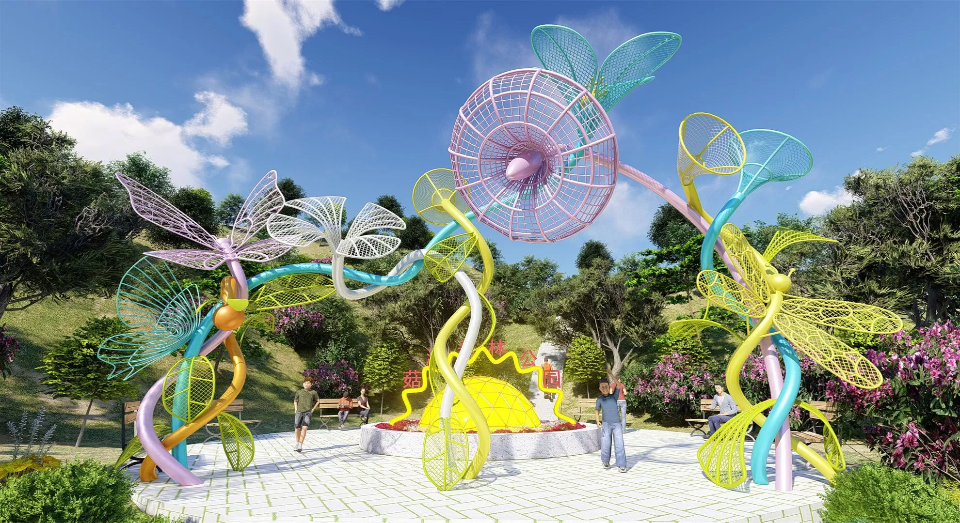Customized Outdoor Bird Shaped Playground
