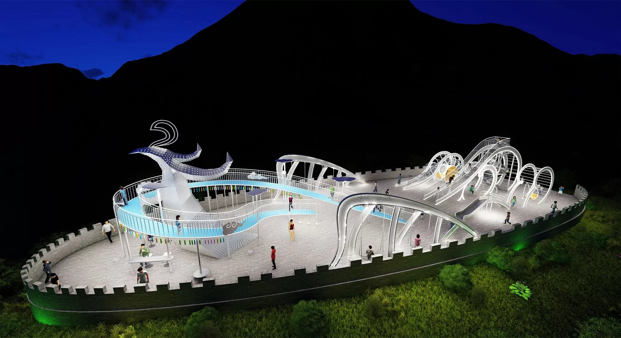 Outdoor Bird Shaped Playground1