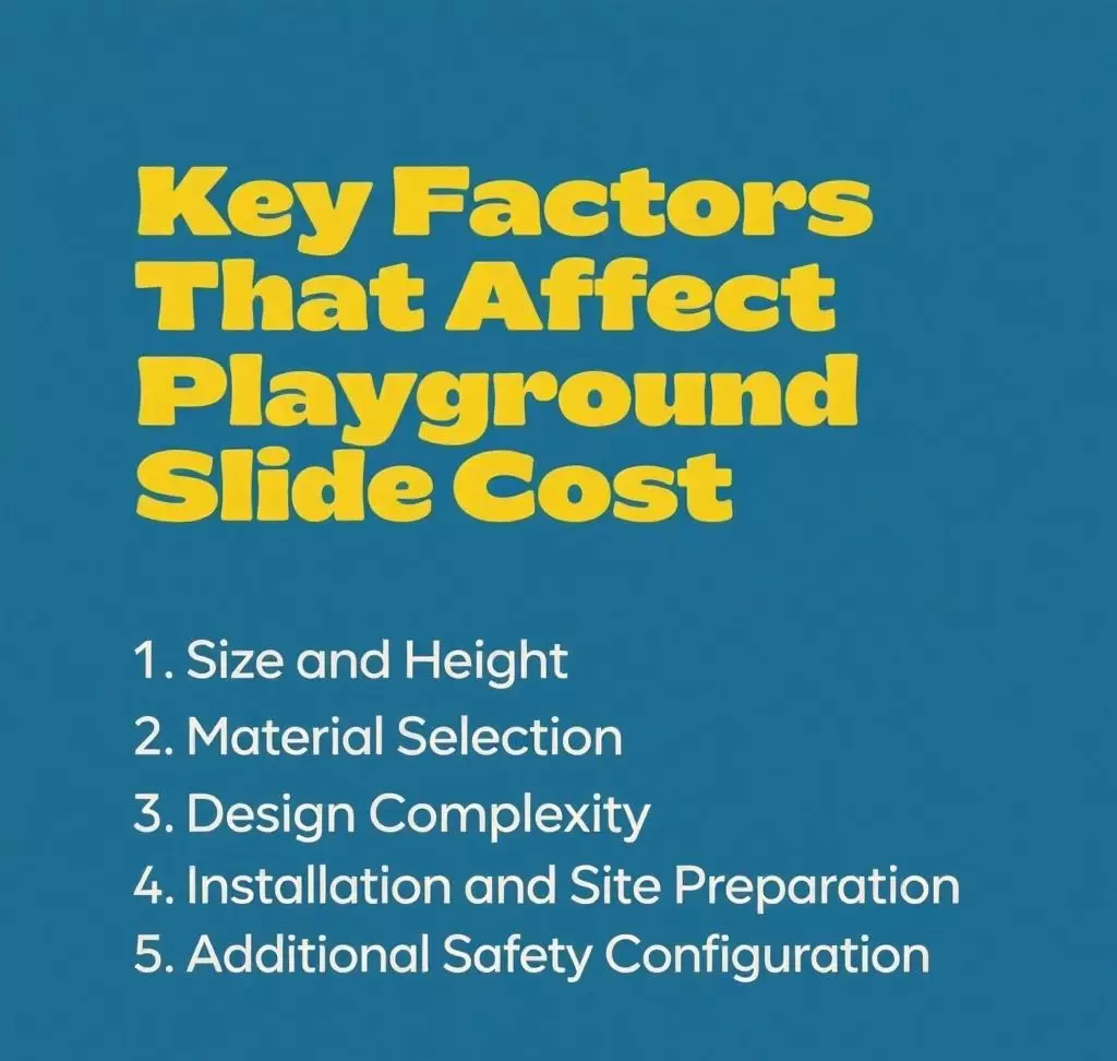 Key Factors That Affect Playground Slide Cost