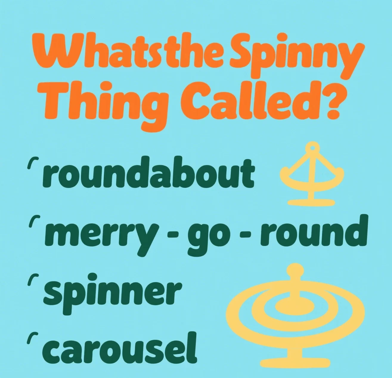 What Is Spinny Thing Called